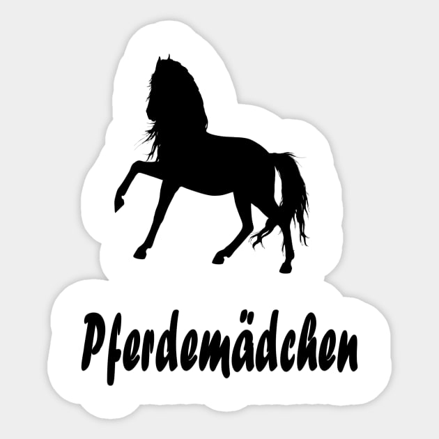 Pferdemädchen Sticker by NT85